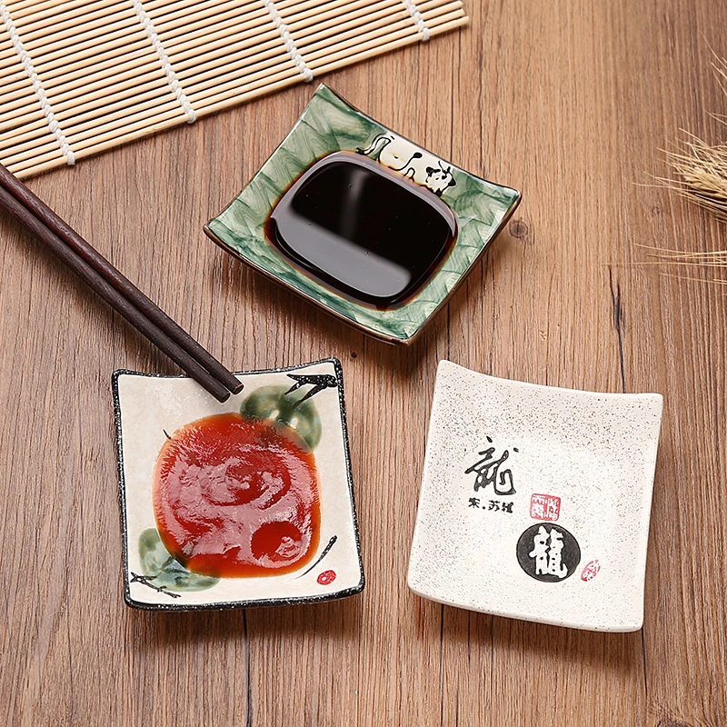 Бытовая керамика маленькое блюдо кухонный соус японское многоцелевой снек уксус