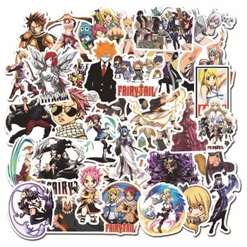 

Japanese Anime Fairy Tail Waterproof Stickers Skateboard Suitcase Motorcycle Laptop Children Graffiti Stickers Kids Classic Toy