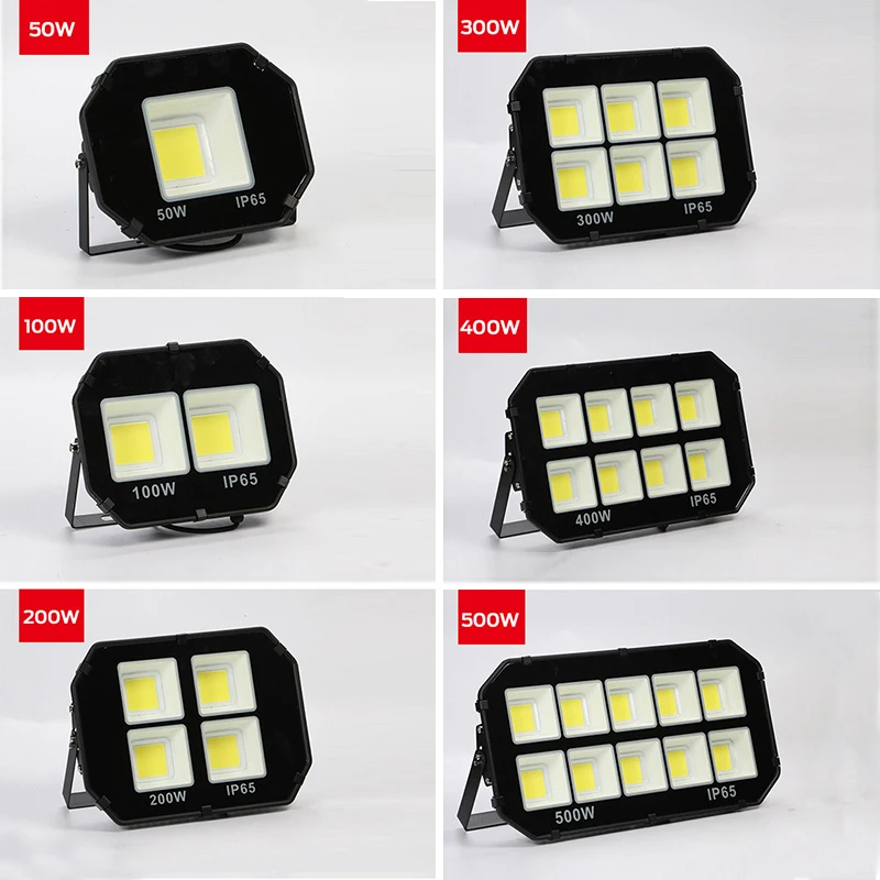 Потока СИД светильник 50W 100W 200W 300W 400W AC220V 110V Led отражатель Водонепроницаемый Потолочные Светильник Уличный настенный светильник Светодиодный точечный светильник ZFG0010