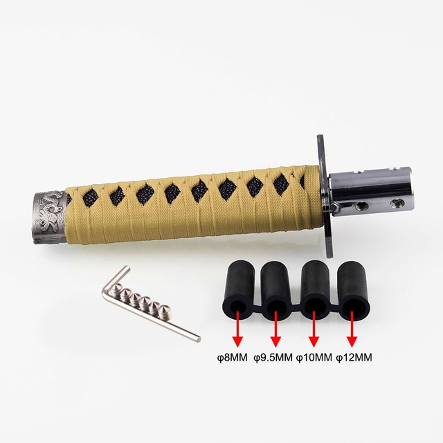 200MM/300MM JDM Katana Samurai Sword Shift Knob Shifter With Adapters Gear Shift knob car accessories