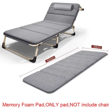 

Clearance!\ Noon Rest Folding Pad Chair Portable Soft Padded Memory Foam Cushion for Chaise Lounge Widening Foldable Mattress