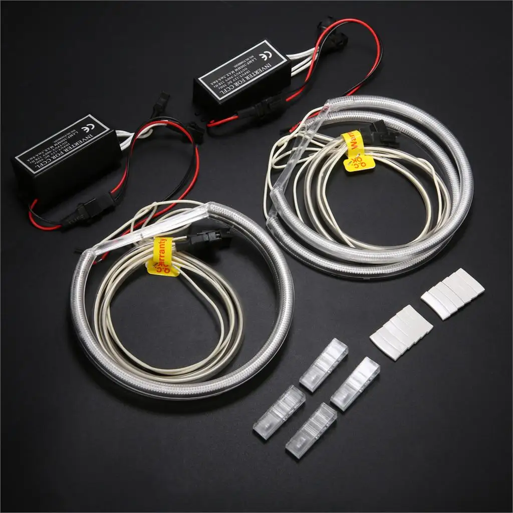 New Arrival 4pcs CCFL COB LED Angel Eye Halo Ring Light Lamp Set For BMW E36 E38 E39 E46