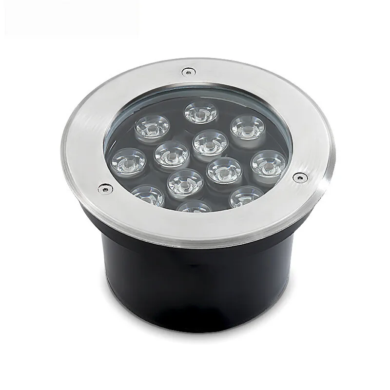 LED Underground light Waterproof Floor Lamp Outdoor Ground Spot Landscape Garden Path Buried Yard 85-265V DC12V IP68 3W 6W 12W
