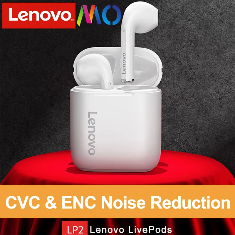 Беспроводные наушники Lenovo LP2 LP1 улучшенные TWS Bluetooth 5 0 Двойные стерео басы