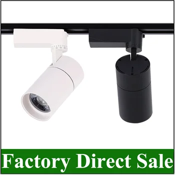 

LED Track Spotlight Clothing Store 30W Track Light Spotlight COB Wall Mounted Rail Light Mall Lighting
