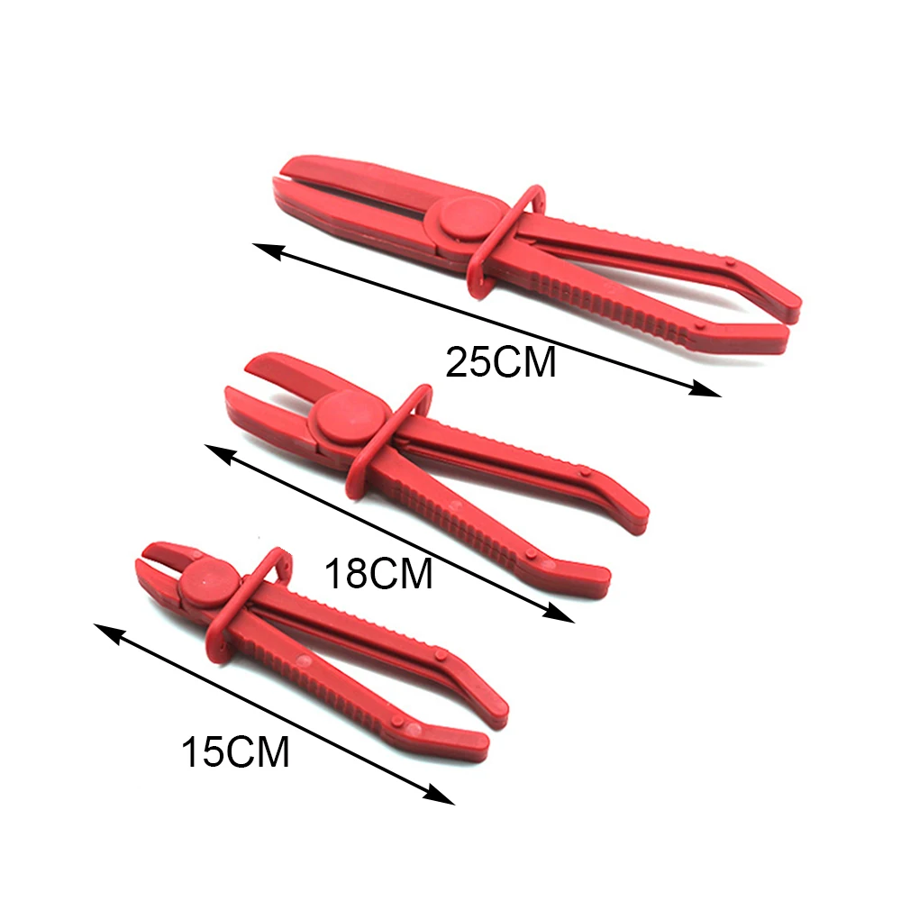 3 шт. гибкий хомут для шланга набор инструментов Тормоза топлива воды линии зажимы плоскогубцы комплект автомобильные аксессуары