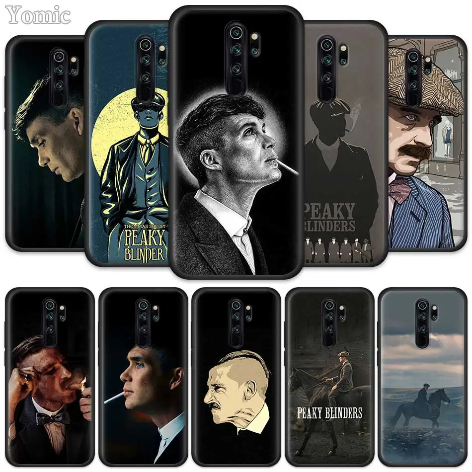 

Peaky Blinders Fitted Case for Xiaomi Redmi Note 8T 6 7 8 K20 Pro 8A 7A 7S 6A Silicone Black Phone Bag Cover Coque