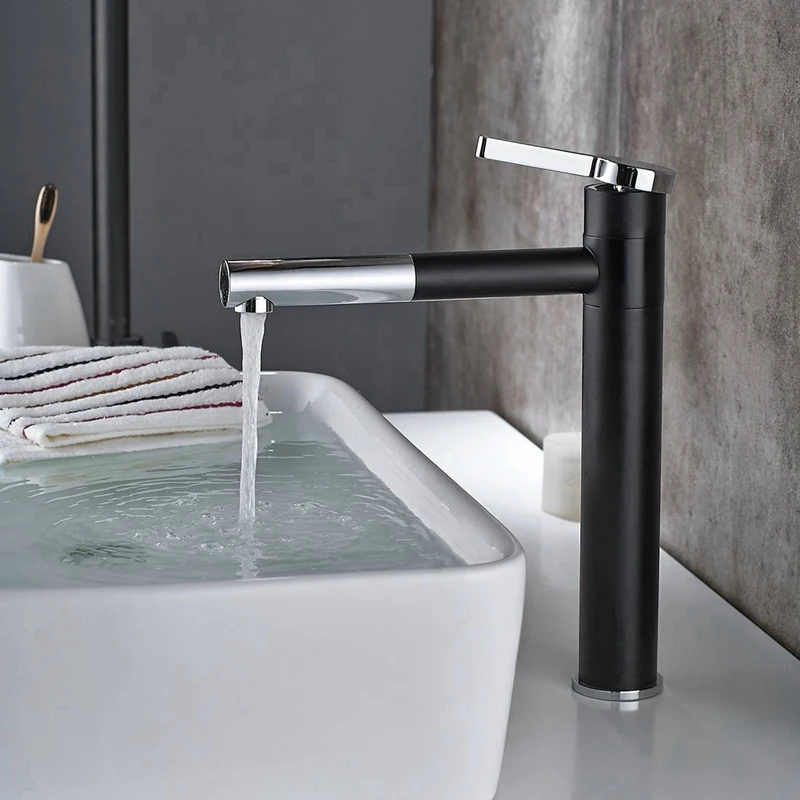  Promotion Kitchen Faucet Modern Bathroom Sink Faucet With Rotating Spout 11.8 Inch Tall Container F - 4000598285674