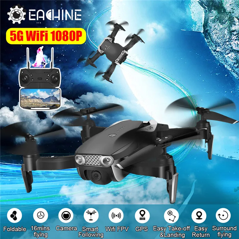 eachine e511s gps dynamic follow wifi fpv with 1080p