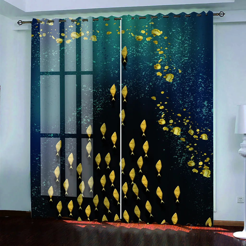 

2020 HD занавеска с принтом, солнцезащитный козырек для дома, занавески для гостиной, спальни, кухни, декоративные шторы для океана