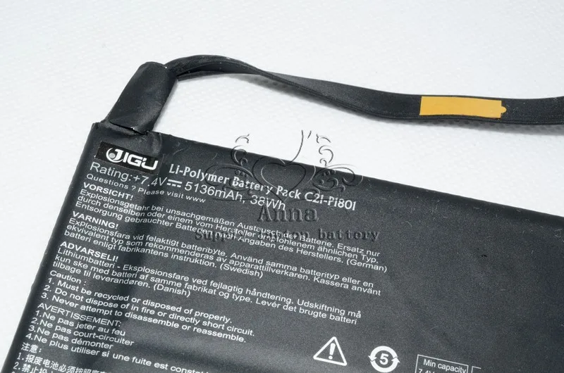JIGU аккумулятор ноутбука C21-P1801 для ASUS трансформатор AIO P1801 планшетный ПК P1801-T P1802 P1802-T