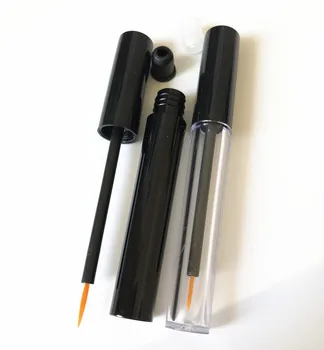 

1J eyeliner empty tube 3ml All black transparent eyeliner empty tube empty cosmeitcs tube container