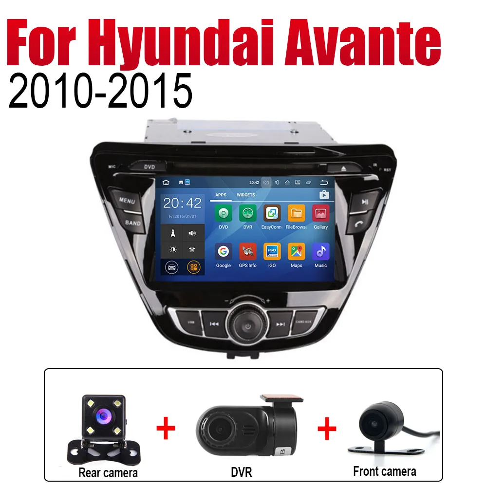 Extra Items ZaiXi Android автомобильный Радио Стерео DVD gps навигация для Hyundai Avante, elantra 2010~ Bt wifi 2din автомобильный Радио стерео Мультимедиа - Цвет: Extra Items