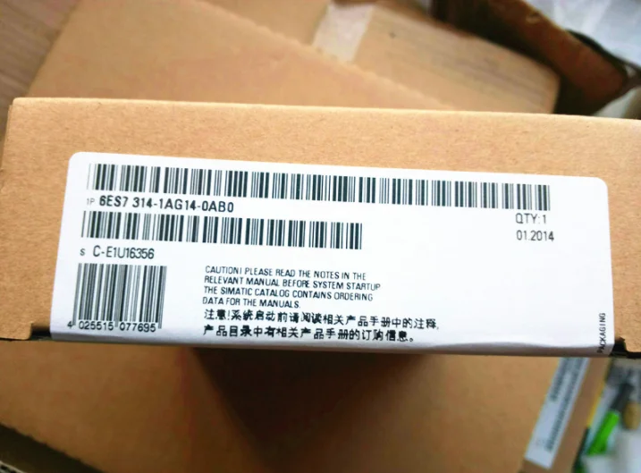 1PCS Siemens 6ES7314-1AG14-0AB0 S7-300 CPU314 Module In Box Brand | Безопасность и защита