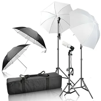

600W Photography Photo Video Portrait Studio Day Light Umbrella Continuous Lighting Kit