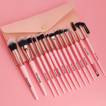 

Makeup Brushes Set Bag Cosmetic Powder Eye Shadow Foundation Blush Blending Make Up Brush Maquiagem 14pcs