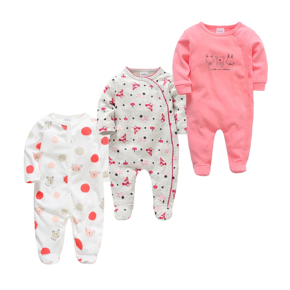Kavkas Newborn Baby Pajamas roupas bebe de Infantile Full Sleeve Bathrobe Baby Sleepers Boy Girl Clothing Bossa Nova roupao