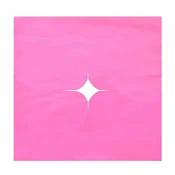 

100sheets Non-woven Fabric Face Hole Mat Disposable Cover Solid Anti-Oil Square Bed Pillow Towel Cover for Beauty Massage Salon