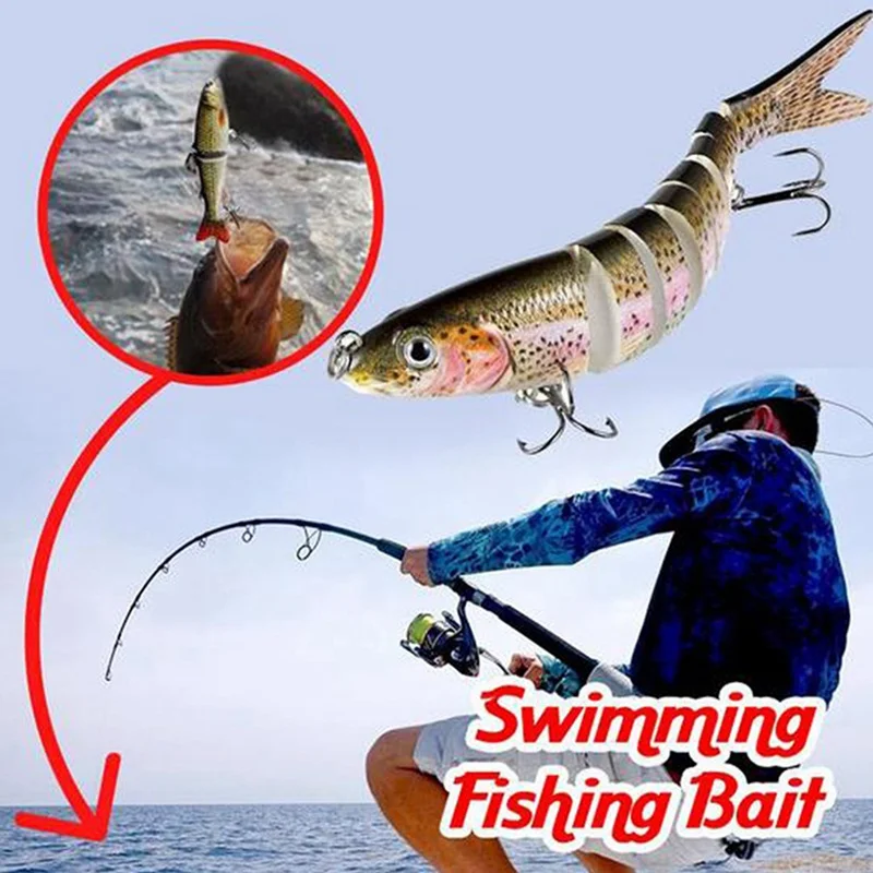 

1pcs16g/10cm Wobblers Fishing Lures Artificial Multi Jointed Sections Artificial Hard Bait Trolling Pike Carp Fishing Tools