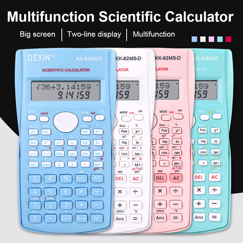 学生オフィス科学計算機ビジネス学習学校文房具用デジタルエンジニアリング機能 電卓 Aliexpress