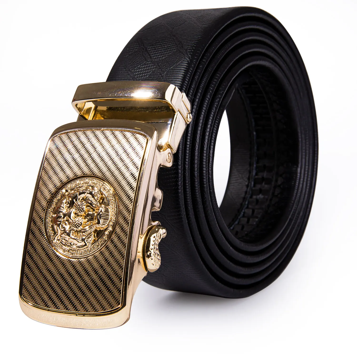 16 colores y opciones de combinación Mile High Life Cinturón de cintura ajustable hasta 52con hebilla militar negra sólida 