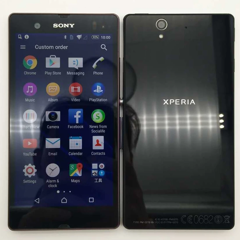 Мобильный телефон sony Xperia Z L36h C6602 C6603 3G и 4G, четырехъядерный сенсорный экран 5,0 дюйма, 2 Гб ram, 16 ГБ rom, 1080 МП, P, Smatphone