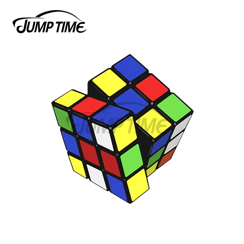 JumpTime 13x12 см для Кубик Рубика наклейка Ван лобовое стекло Стикеры автомобиля
