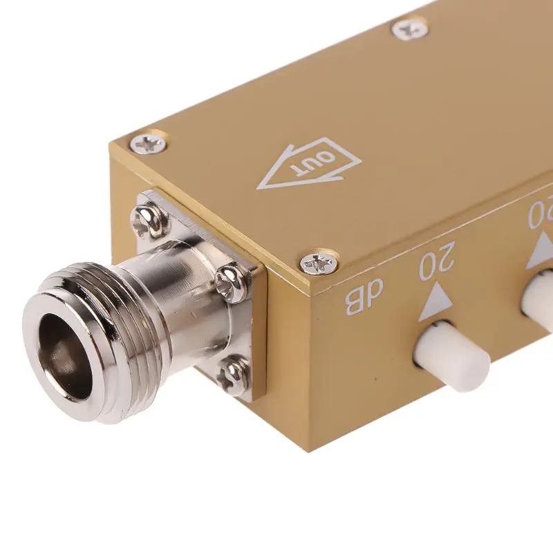 Регулируемый аттенюатор N 5 Вт 0-90dBi DC-2.5GHZ 50ohm коаксиальный 8-ключ