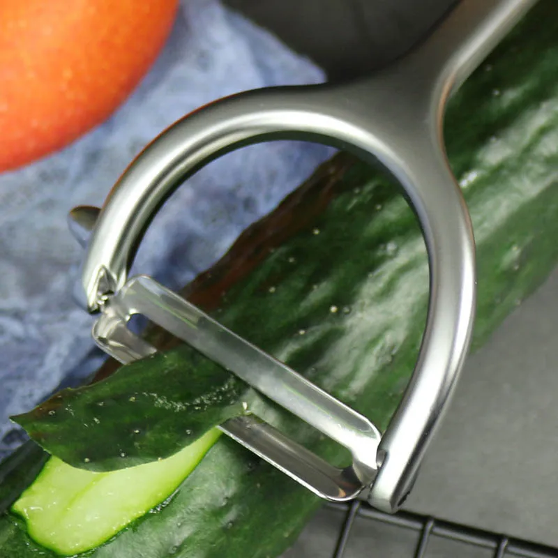 Vegetable Peeler Great for Apples Carrots and Potatoes Ergonomic Handle for Safety Control easy cleaning Zinc alloy Construction