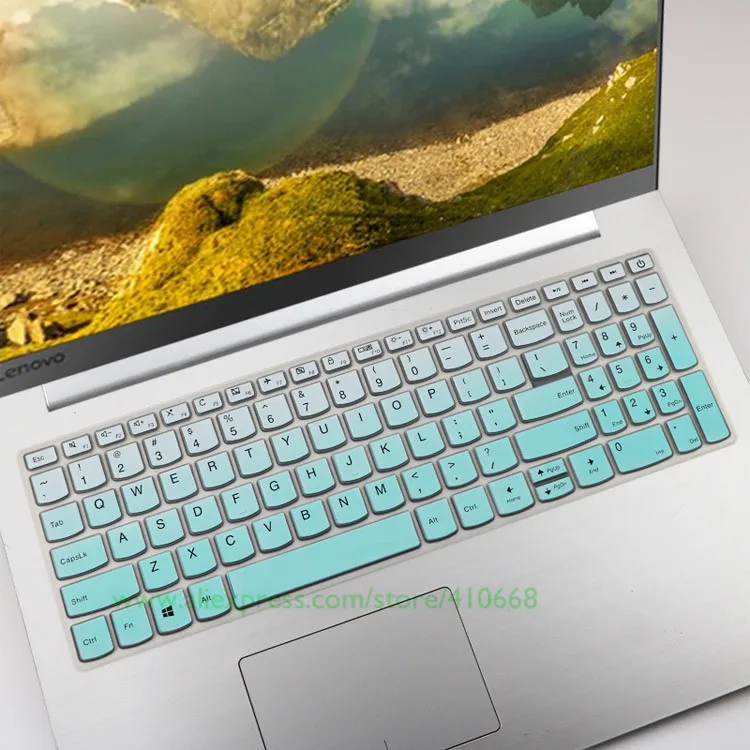 Для lenovo Ideapad 330 s 15,6 15 ''330 s V330 15 15ich 15IKB 15igm 330s-15 330s-15ikb v330-15 Клавиатура ноутбука кожного Покрова гвардии - Цвет: Gradual skyblue