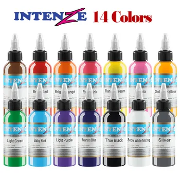 

Professional Tattoo 14 Color Paint Set Body Art 30ml Beauty Makeup Permanent Cosmetics 1OZ Sell like hot cakes
