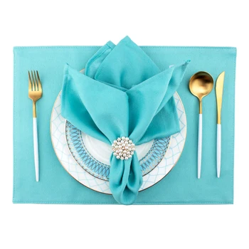 

Classical cotton polyester placemat for wedding pary decoration,kintchen room accessories table mat,size 45*33CM fashion style