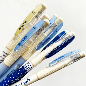 

3X Elegant Ribbon Bow Flower Tower Automatic Mechanical Press Pencil Writing Drawing School Supply Student Stationery 0.5mm