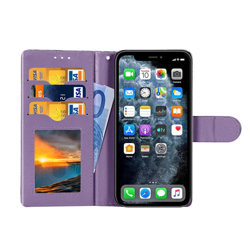 Роскошный кожаный чехол-книжка с леопардовой текстурой для iPhone 11 Pro X XS MAX XR 6 6S 7 8 Plus, чехол-Бумажник для телефона