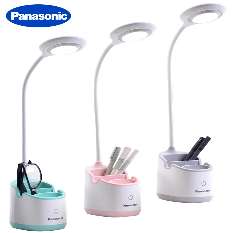 Аккумуляторная Светодиодная настольная лампа Panasonic с регулировкой яркости и