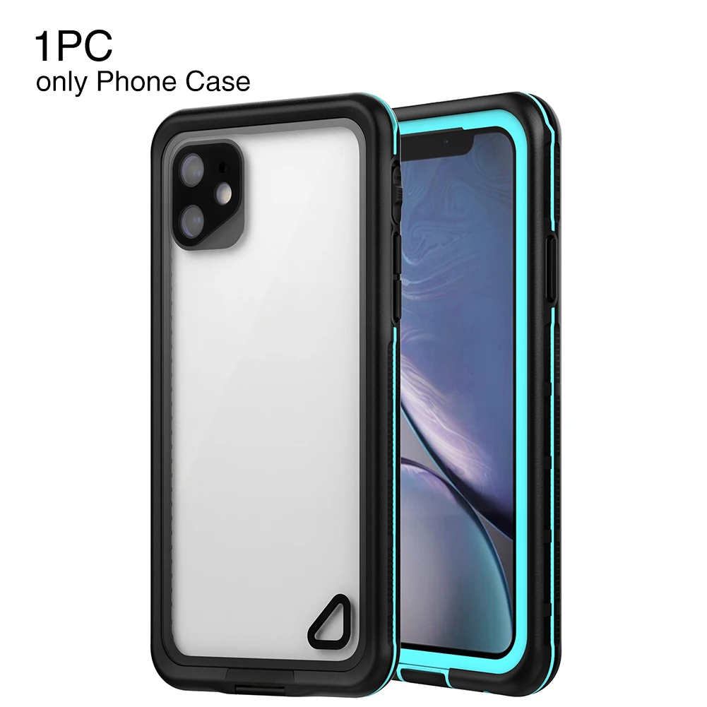 Durable Phone Case Anti Drop Cover Swimming Underwater Hard IP68 Waterproof Protective Dustproof TPU For IPhone 11 Pro Max