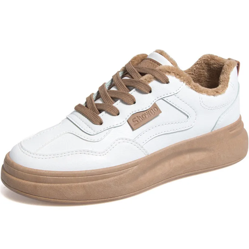 

2020 Shoes Winter Warm Platform Woman Snow Boots Plush Female Casual Sneakers Faux Suede Leather Female Snowboots Warm Shoes Fur