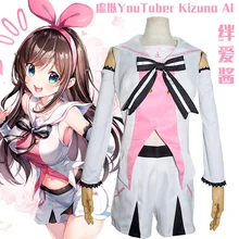Anime Youtuber Kizuna AI Cosplay Costume AI Channel New Outfit Costume for Women Cosplay A.I. Popular Virtual Youtuber