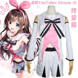 Anime Youtuber Kizuna AI Cosplay Costume AI Channel New Outfit Costume for Women Cosplay A.I. Popular Virtual Youtuber