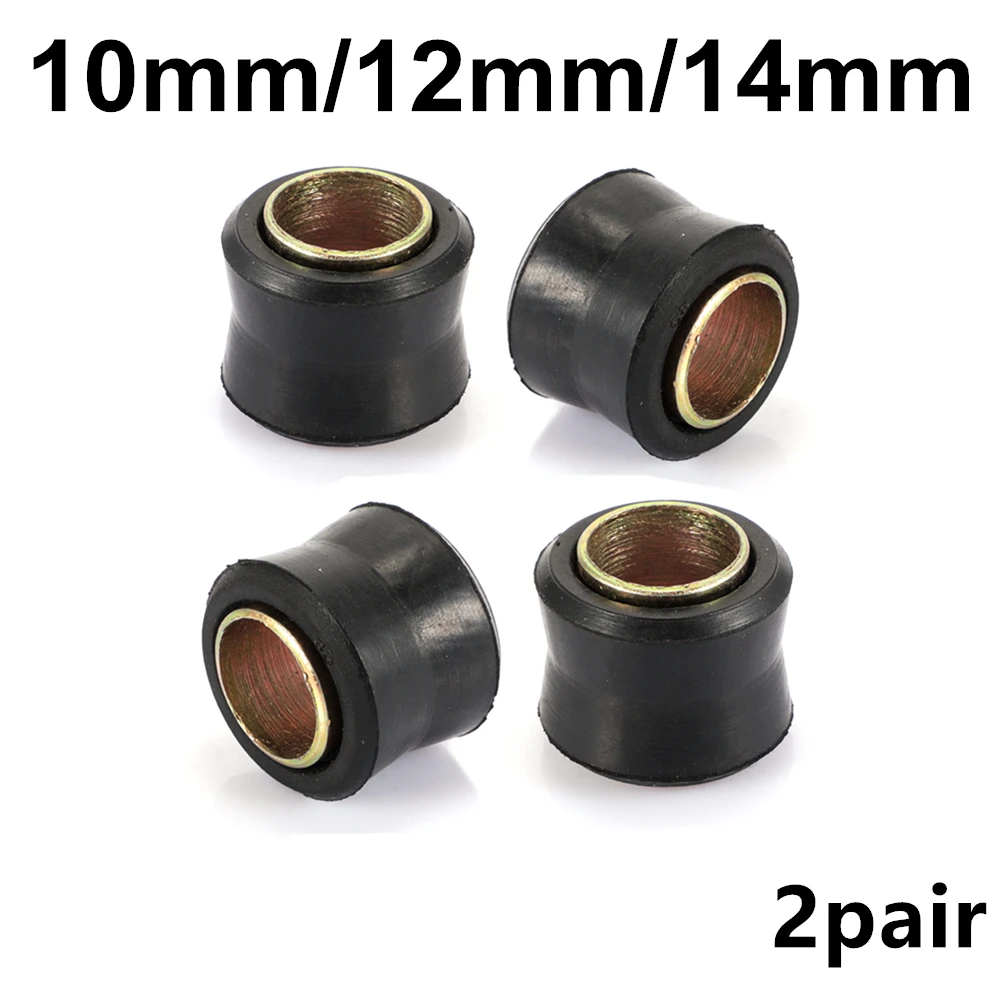 4 pcs Motorcycle 12mm and 10mm  Shock Absorber Pack Rear Bush