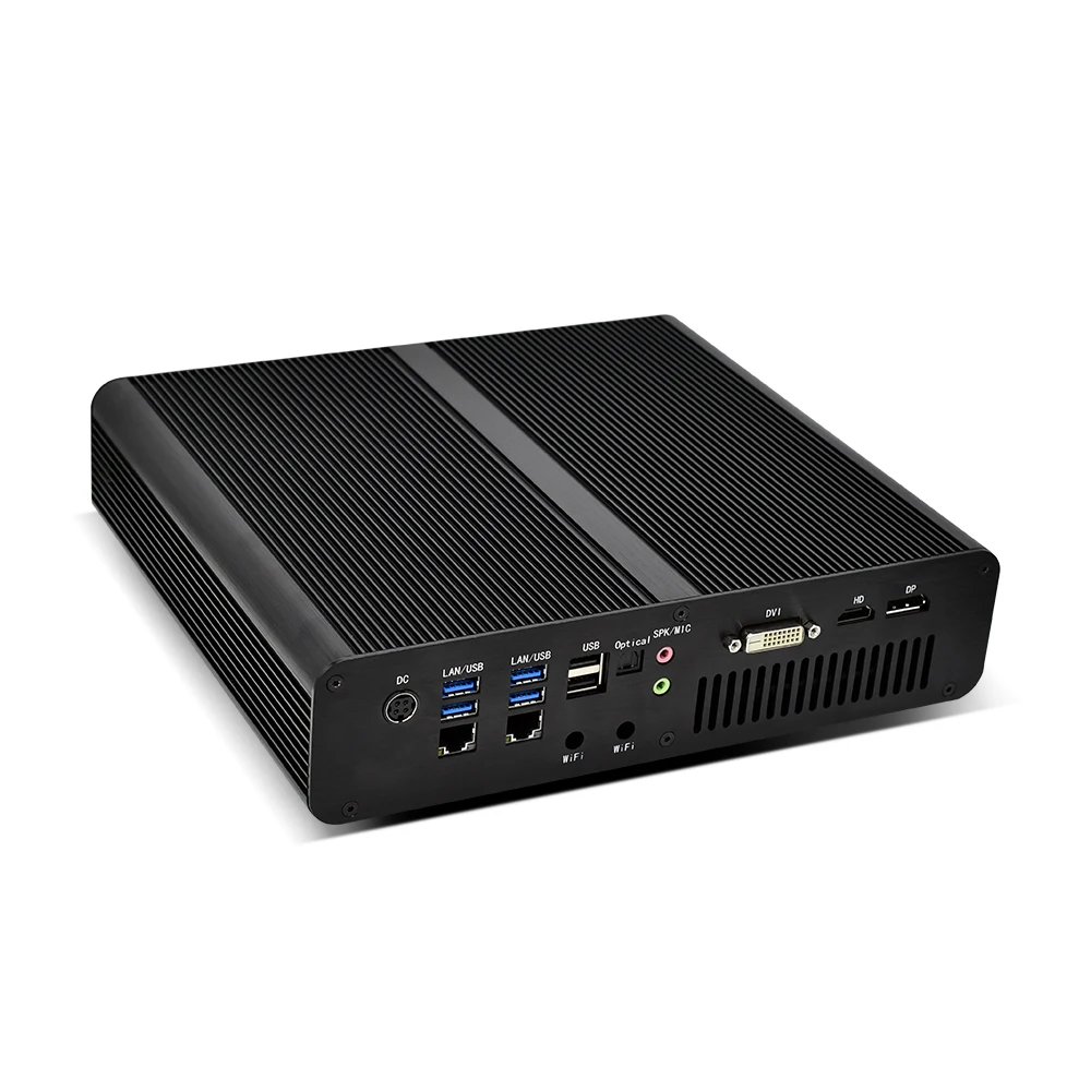 2Lan игровой Мини ПК Intel i7 7820HQ GTX 1650 GDDR5 4 ГБ 2 * DDR4 M.2 NVME настольный компьютер Win10 4K HDMI2.0 DP