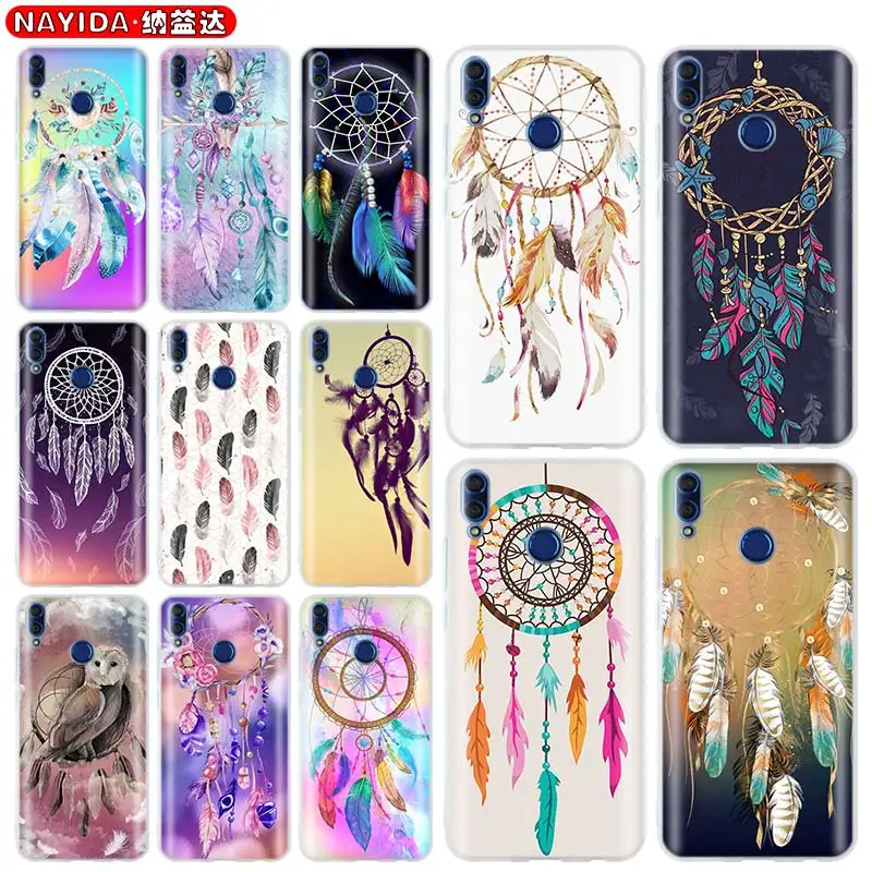 Мягкий чехол для Huawei Honor 30 20 10 9 9x Lite 30pro 20pro 30s 10i 20i 9a 8a 8x8s Plus Ловец снов акварельный |