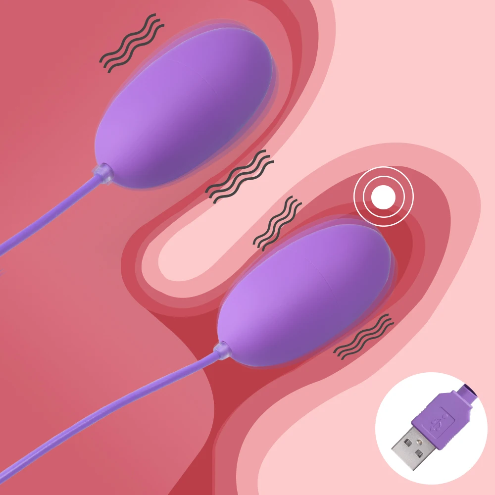 USB Mini Dual Multiple speed Vibrating Egg Strong Vibrator Bullet Shape Nipple Clitoris Vagina Stimulator Sex Toys for Women | Красота и