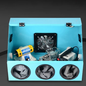 

Metal Integrated Dust Box 220V Dense Wax Jade Dust-proof Protective Cver Tool Equipment Vacuum Box Bench Mill Engraving Machine