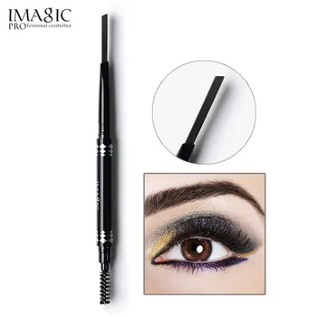 

IMAGIC Double Head Eyebrow Pencil 5 Colors Waterproof Sweatproof Triangle Head Automatic Rotates Eyebrow Enhancer Pencil Brush
