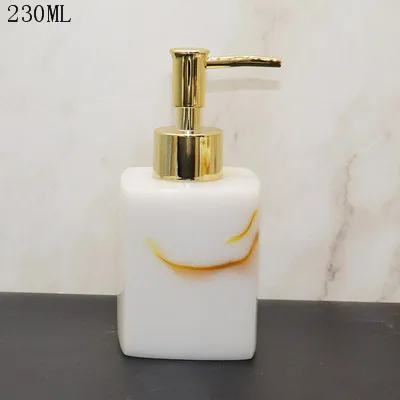 Смола дезинфицирующее средство для рук Бутылка для лосьона гель для душа шампунь Пресс бутылка для ванной комнаты портативная бутылка для мыла O002 - Цвет: 230 ML