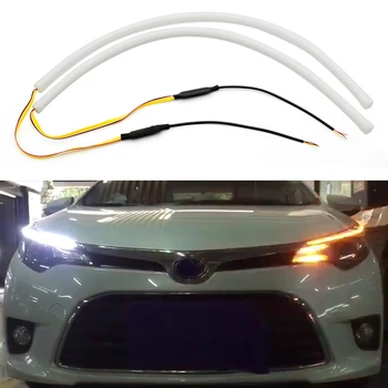 

Car Headlight DRL Lamp Flexible Soft Tube LED Strip Turn Signal Light For Audi A4 B4 B5 B6 B7 B8 B9 A3 8P 8V A5 A6 C5 C6 C7 Q5
