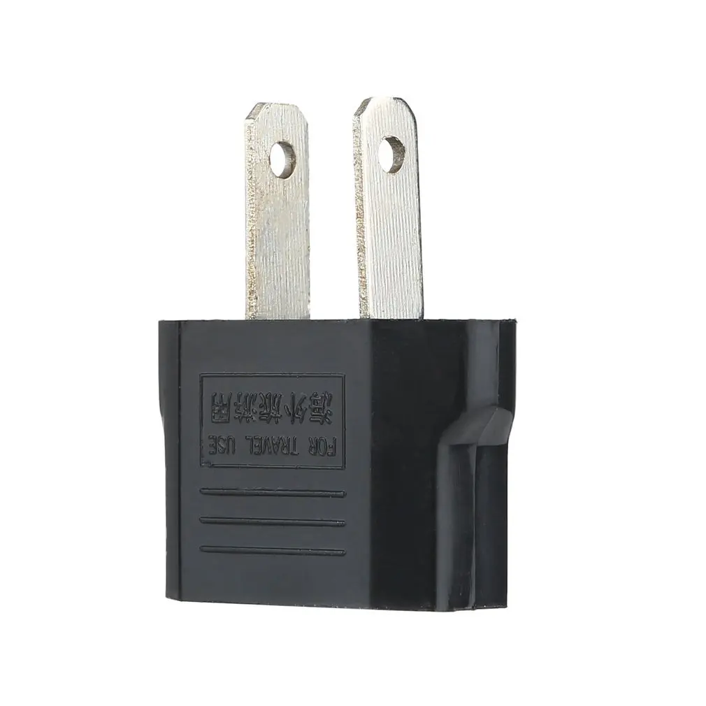 1Pcs Charger Converter Plug Adapter Black EU to US AC Power Travel 10A dropshipping | Обустройство дома