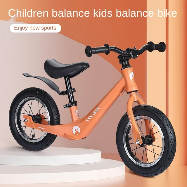 LazyChild 1-3-6 Years Old Baby Scooter Non-pedal Bicycle 12 Inch Children's Balance Bike Baby's Gift Children's Bicycle 2021 New 1