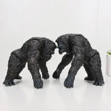 17 см король конг череп остров действия шимпанзе гориллы рисунок совместный подвижный ПВХ фигурка игрушка рождественские подарки